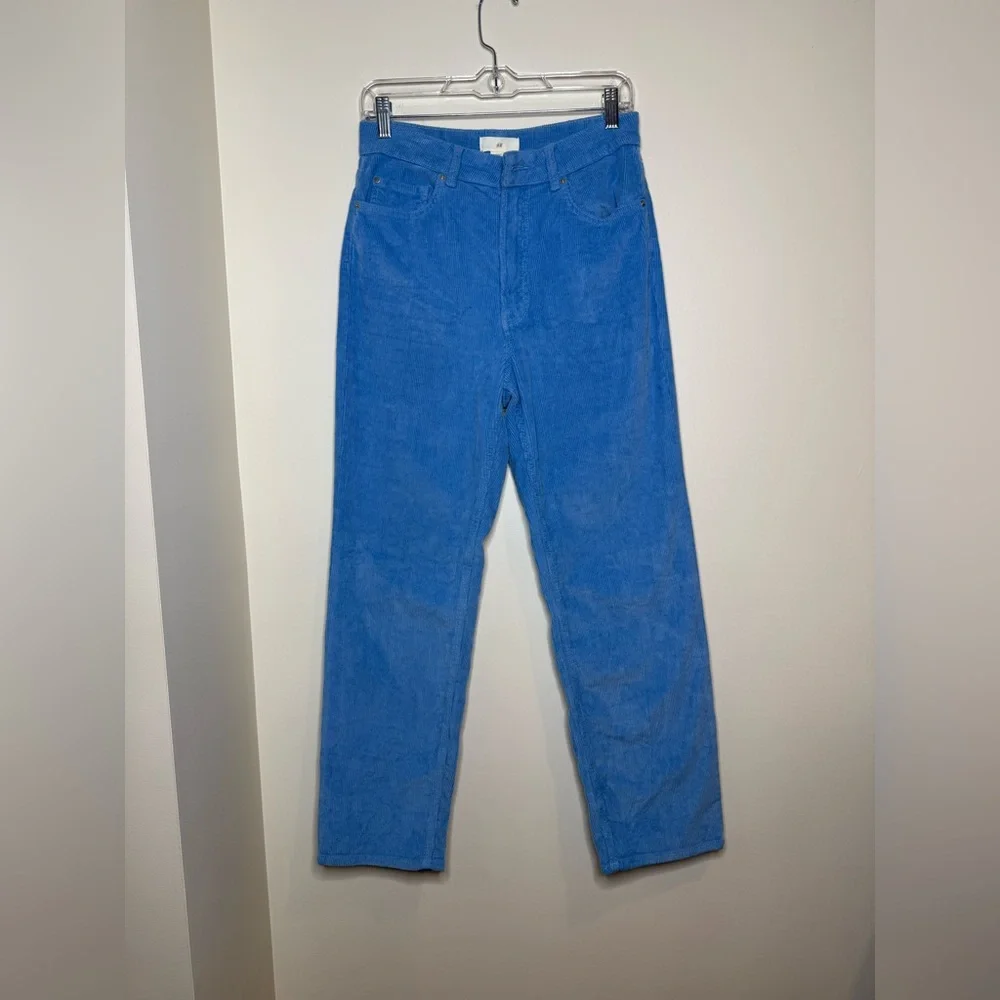 🖤H&M Blue Corduroy Pants - Picture 2 of 7